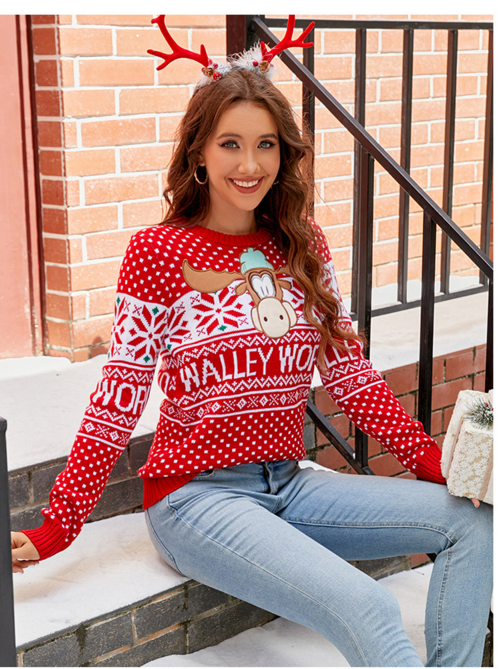 Christmas Tree Cartoon Knit Sweater