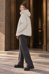 Unisex High Neck Puffer Jacket