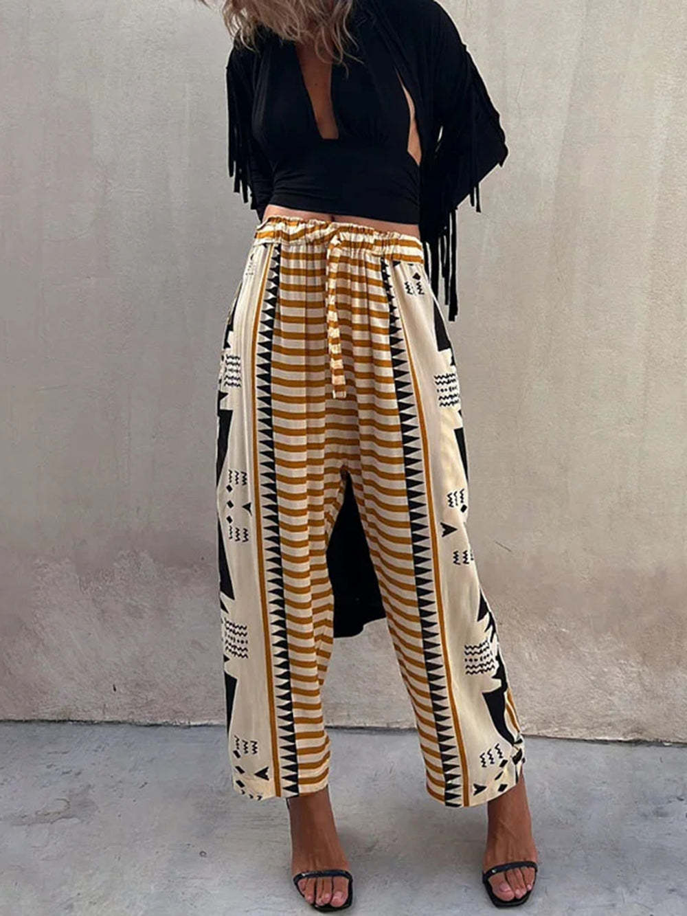 Boho Print Harem Pants
