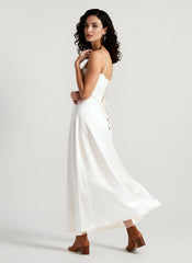 Elegant Cami Backless Maxi Party Dress