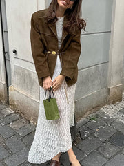 Suede Vintage Loose Jacket