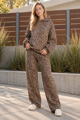 Y2K Leopard Print Hip-Hop Hoodie