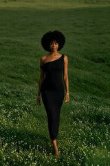 Bardot Rolled Hem Party Dress