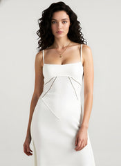 Elegant Cami Backless Maxi Party Dress