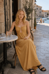 Spaghetti Strap Swing Vacation Dress