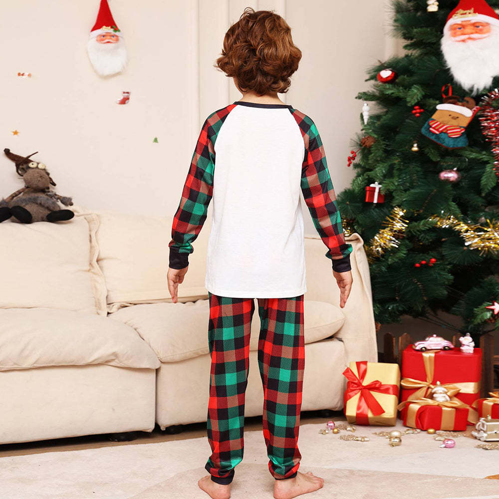 Christmas Plaid Matching Family Pajamas