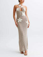 Sexy Floral Crochet Cami Dress