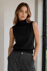 Slim Turtleneck Knit Top