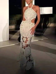 Halter Backless Bodycon Sexy Dress