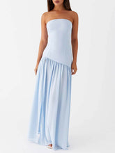 Exquisite Backless Pleated Strapless Dress