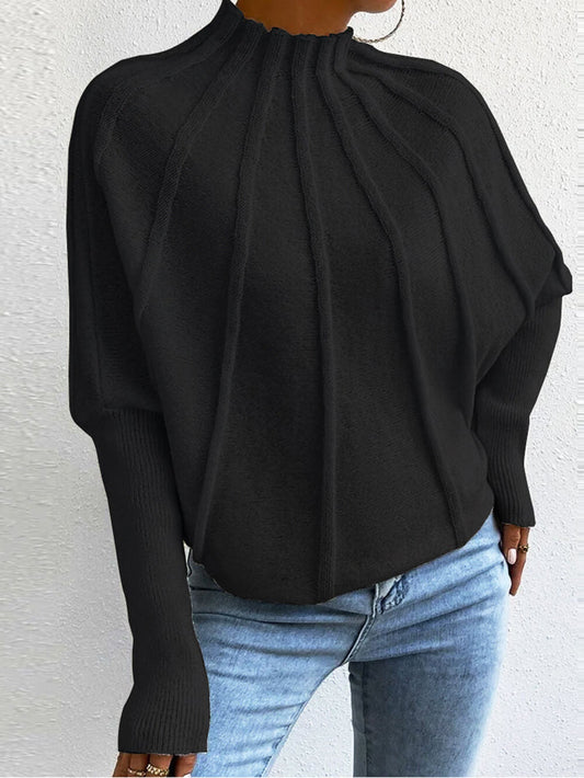 Dolman Sleeve Knit Sweater