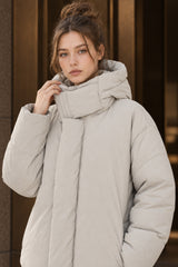 Unisex High Neck Puffer Jacket