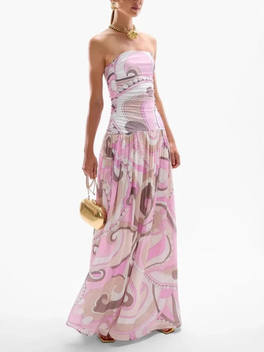 French Chiffon Cami Floral Dress