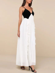 Chiffon V-Neck Cami Dress
