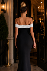 Off-shoulder Bodycon Long Party Dress