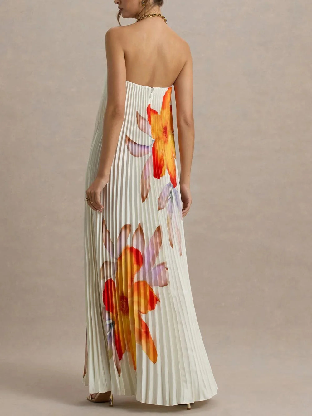 Floral Ruched Dress