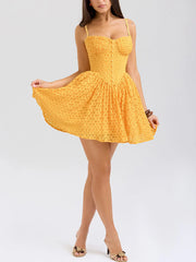 Vintage Lace Sexy Strappy Mini Dress