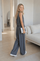 Solid Structured Graceful Suit Vest