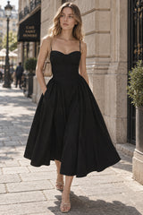 Elegant Vintage Satin Halter Maxi Prom Dress