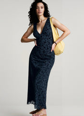 Floral Print V-Neck Sleeveless Fitted Party Dress