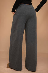 Drawstring Wide-Leg Sweatpants