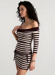 Vintage Short Shirt Collar Batwing Mini Dress