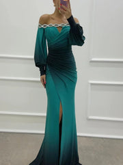 Strappy Positioning Slit Dress