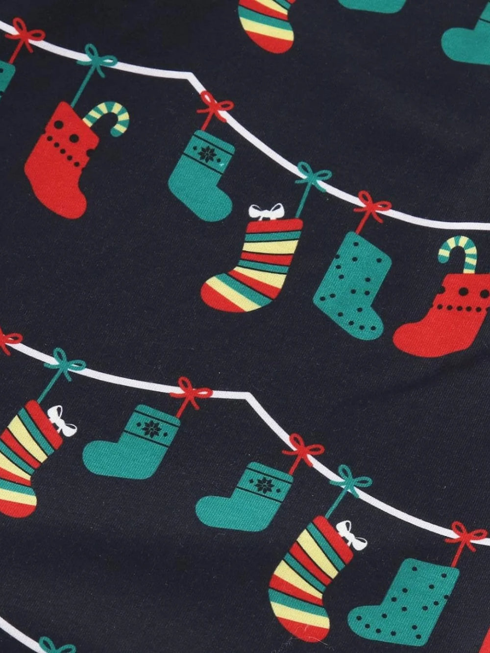 Christmas Light Matching Pajamas (with Pet's dog clothes)