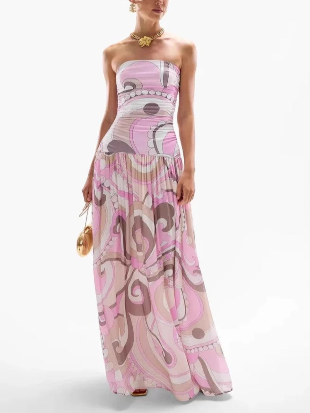 French Chiffon Cami Floral Dress