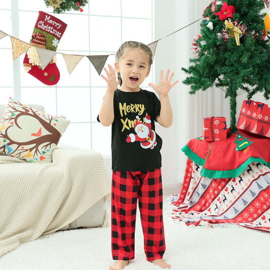 Red Plaid Family Pajama Set