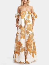 Floral Print Sling Maxi Dress