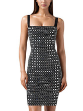 Sexy Bodycon Rhinestone Mini Dress