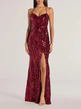 Vintage Sequin Evening Dress