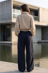 Quick Dry Cargo Wide Leg Cuffed Pants