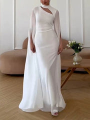 Long Sleeve Fitted Elegant Dress