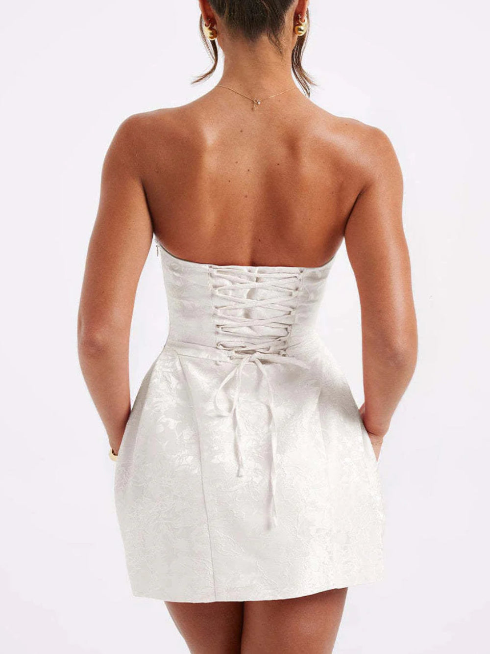 Lace Embroidered Cami Dress