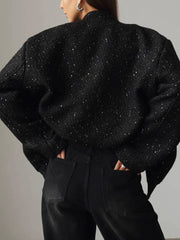 Metallic Gold Sequin Jacket