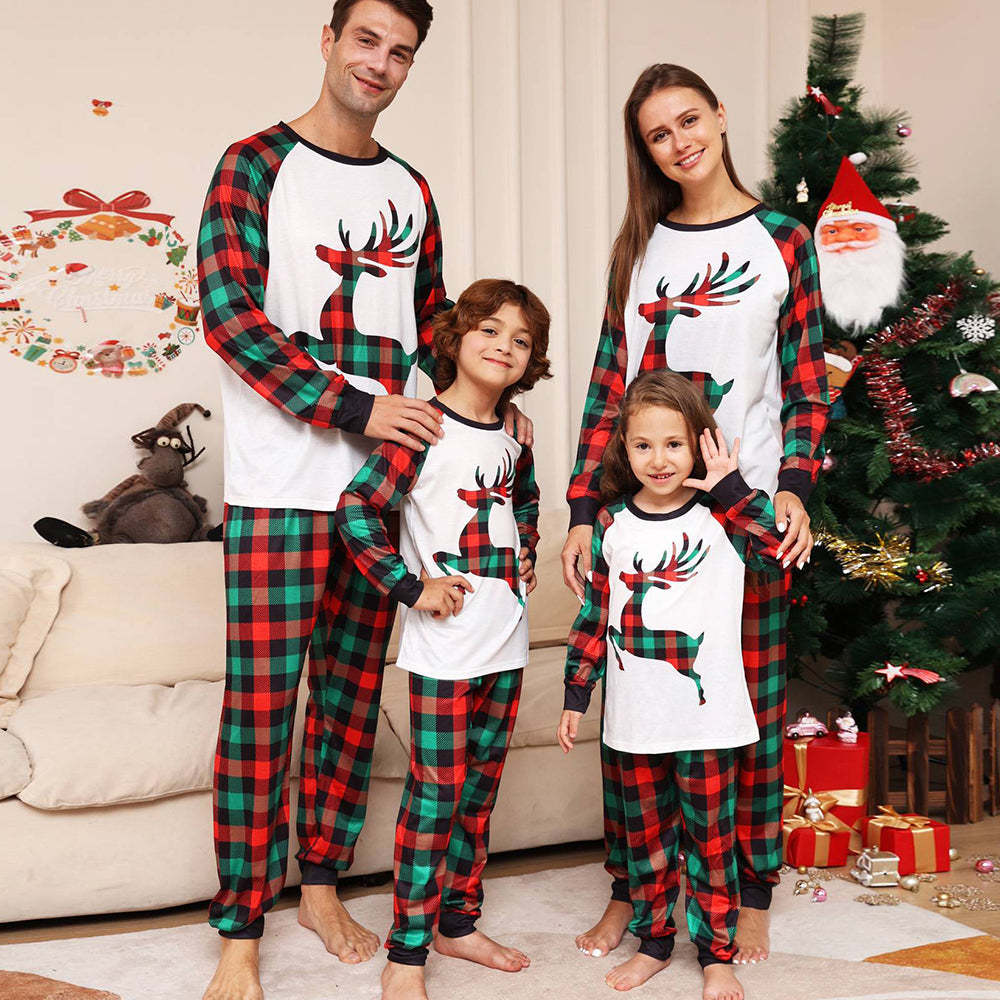 Christmas Plaid Matching Family Pajamas