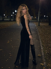 Fitted Split Gothic Dress
