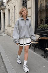 The Way To Trendy Go Zippered Sweatshirt