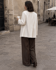 Split Back Relaxed Fit Blazer