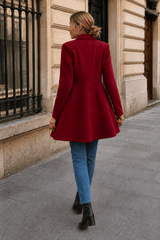 Belted Wool Long Coat