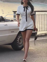 Black White Contrast Jumpsuit