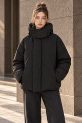 Unisex High Neck Puffer Jacket
