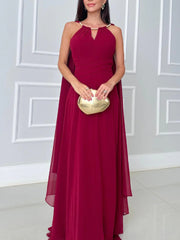 Asymmetric Slit Elegant Dress