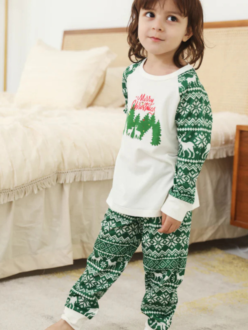 Christmas Print Family Pajama Set
