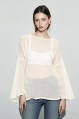 Lightweight Hollow Knit Sweater
