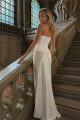 Lace Bustier Bodycon Formal Dress