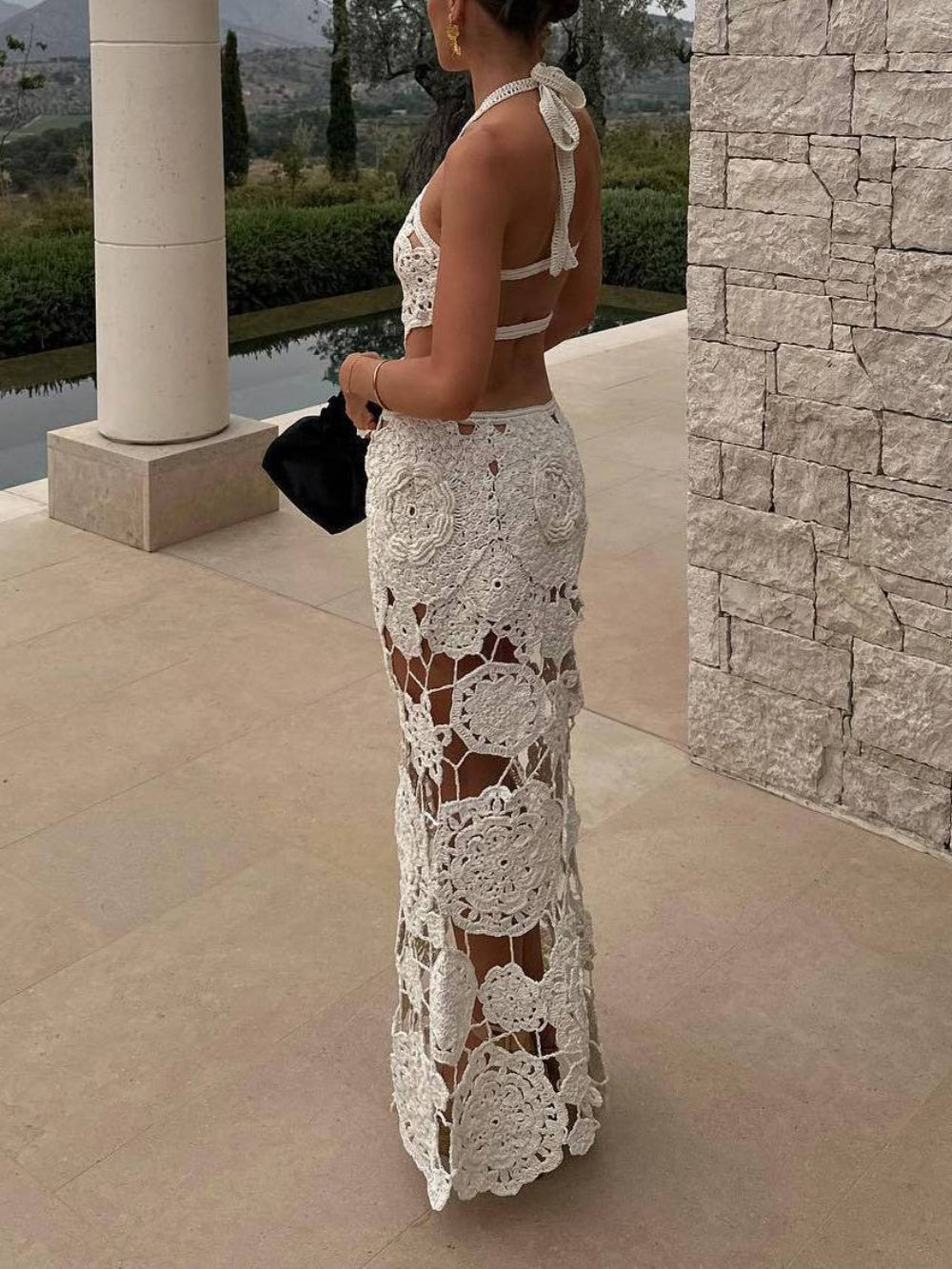Halter Backless Bodycon Sexy Dress