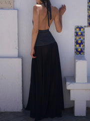 Sexy Halter Sweet & Spicy Maxi Dress